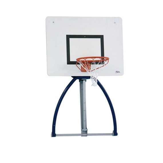 Basketballmål med gasslift system