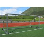 Fotballmål i aluminium, med nett 7,32m x 2,44m