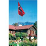 Flaggstang i stål 6M