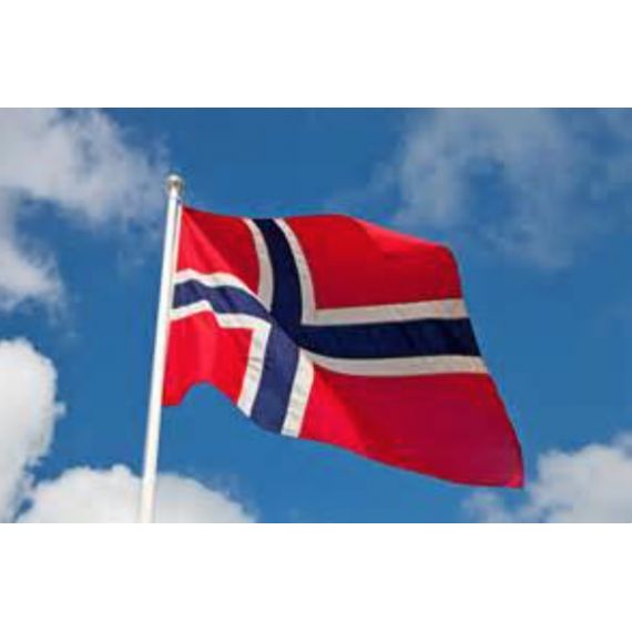 Det norske flagg 250cmx 182cm