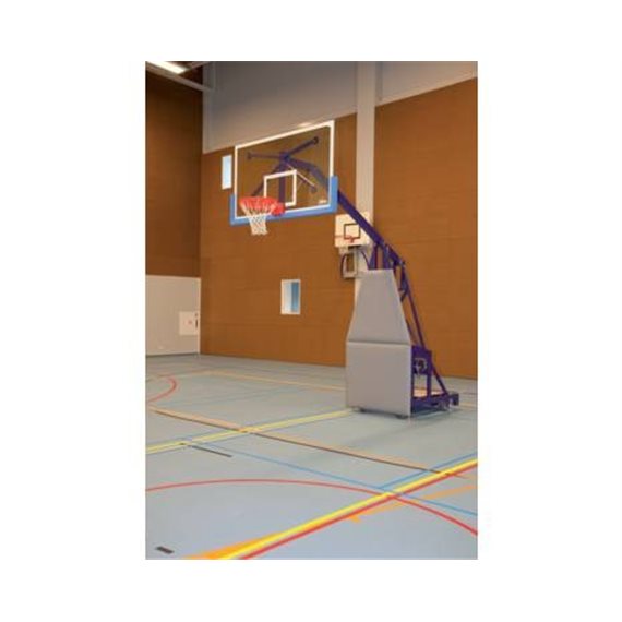 Justerbart frittstående basketballstativ