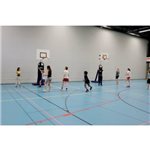 Justerbart basketballstativ