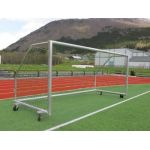 Fotballmål i aluminium, 5,0m x 2,0m med nett