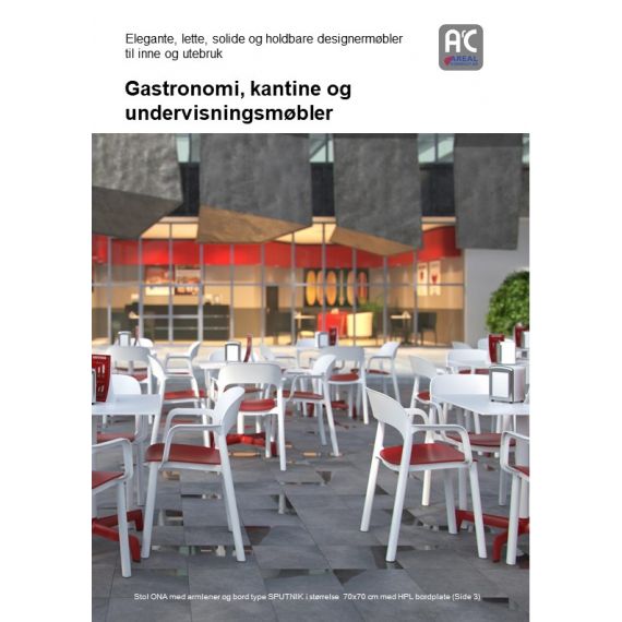 Gastronomi Kantine og Undervisningsmøbler